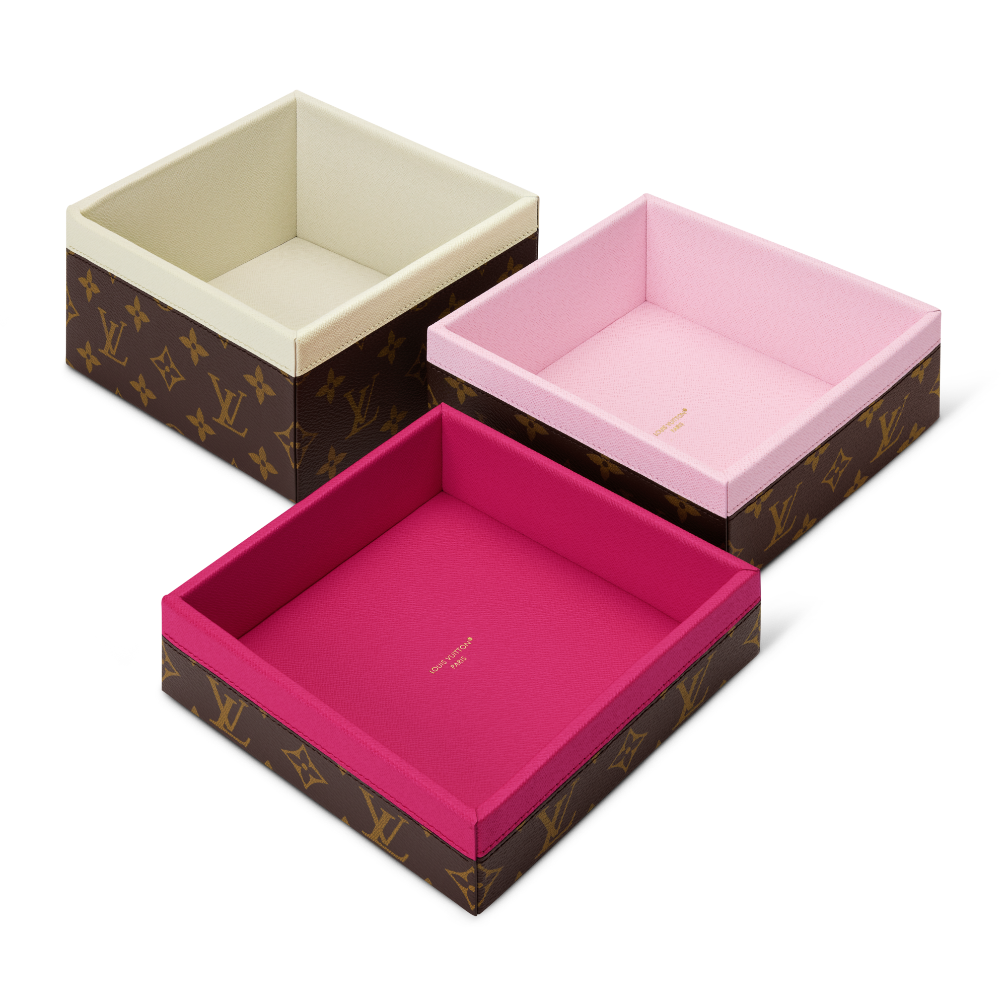LOUIS VUITTON ボックスセット Stackable Trinket Boxes Set S00 - Trunks, Travel and Home - Sport